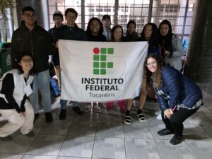 Delegacao de alojados do Instituto Federal de Tocantins